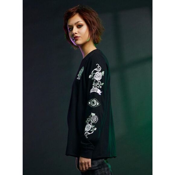 Her Universe Disney The Haunted Mansion Madame Leota Symbols Girls Long-Sleeve T - Picture 10 of 11